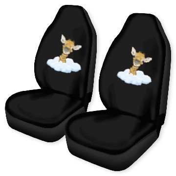Discover Giraffe with overlook Car Seat Covers
