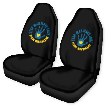 Discover Booth Win Ukraine Car Seat Covers