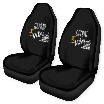 Discover Gemini: Embrace Your Dual Nature with this Fun and Car Seat Covers