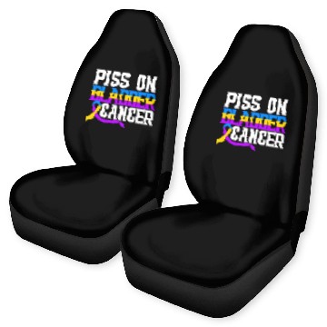 Discover Piss On Bladder Cancer Awareness Month Car Seat Covers