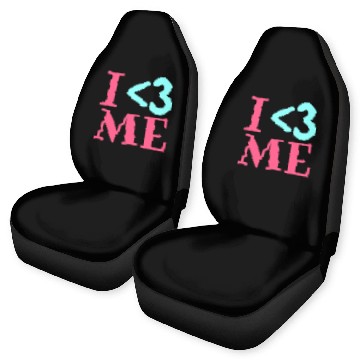Discover I Love Me, Heart, Positive, Cool, Stylish,Teens Car Seat Covers