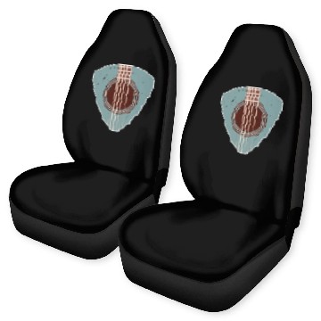 Discover Rock and Roll Guitar Plectrum Car Seat Covers
