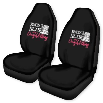Discover Boots And Bling It's A Cowgirl Thing Car Seat Covers