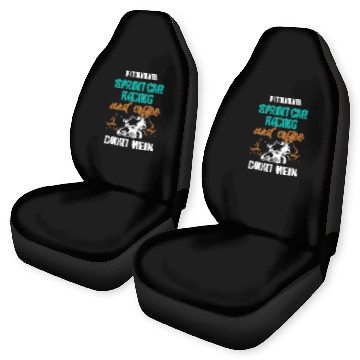 Discover Sprint Car Racing, sprint car, dirt track racers Car Seat Covers