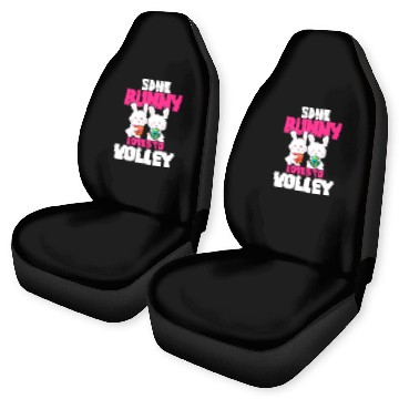 Discover Easter Volleyball Bunny Holiday Rabbit Sport Car Seat Covers