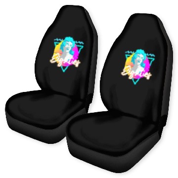 Discover Retro Disco Nostalgia Neon Car Seat Covers