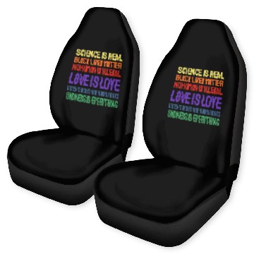 Discover Science Is Real Black Lives Matter Car Seat Covers