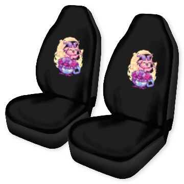 Discover Pastel Goth Kawaii Baphomet Tea Car Seat Covers