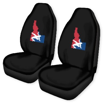 Discover Idaho Wrestling (USA Colors) Car Seat Covers