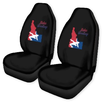 Discover Idaho Wrestling (USA Colors) Car Seat Covers