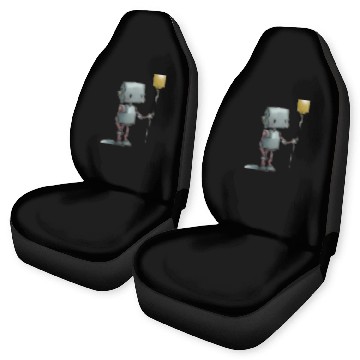 Discover Sad Robot Car Seat Covers