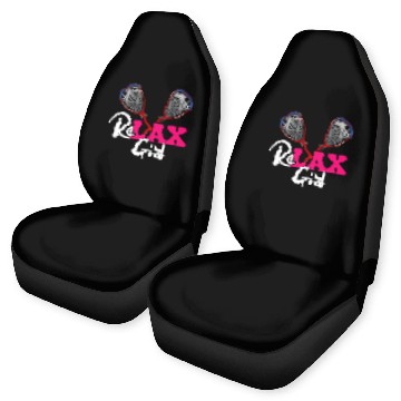 Discover ReLAX Girl Lax Stick Athletic Sports Player Car Seat Covers