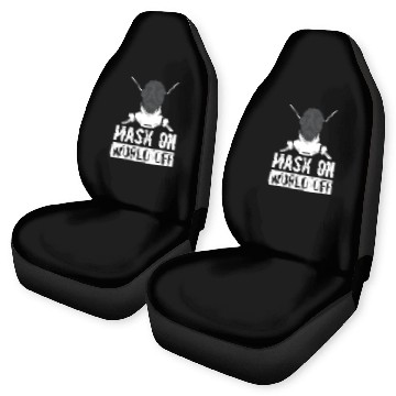 Discover Mask On World Off Fencing Fencer Foil Car Seat Covers