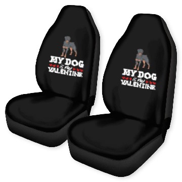 Discover My Dog Is My Valentine Date Cute Doggy Car Seat Covers