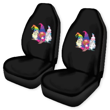 Discover Gnomes Elf LGBTQ Rainbow LGBT Pride Month Car Seat Covers