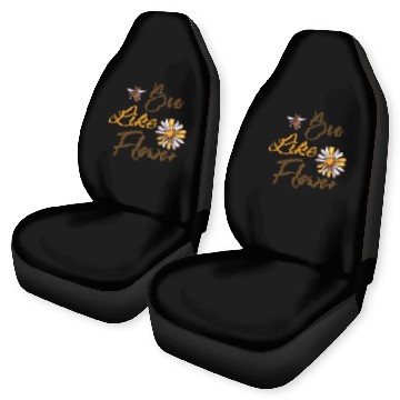 Discover Bee like a flower Honey bee Car Seat Covers