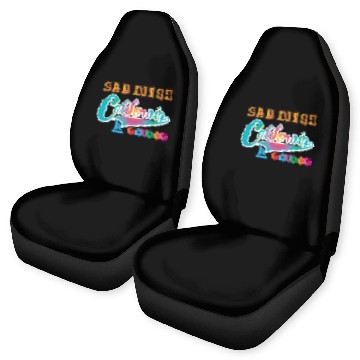 Discover San Diego Vacation California Souvenir Beach Car Seat Covers