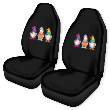 Discover Cute Gnomes Elf LGBTQ Rainbow LGBT Pride Month Car Seat Covers