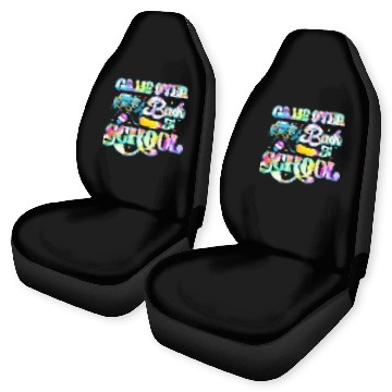 Discover Funny Game Over Teacher Kids Video Game Back To Car Seat Covers