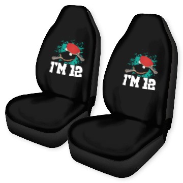 Discover I'm 12 Table Tennis Player Sports Kid 12th Car Seat Covers