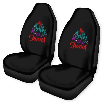 Discover Salty but sweet Funny Beach Design Summer humor Car Seat Covers