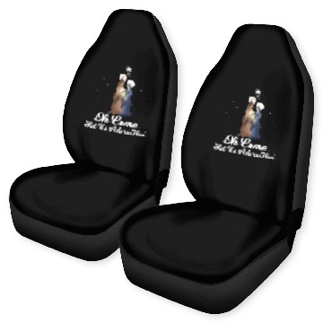 Discover Let Us Adore Him Advent Nativity Scene Car Seat Covers