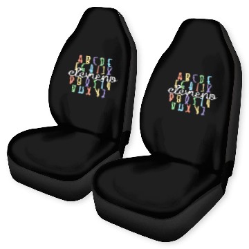Discover ABC Elemeno Kindergarten Teacher Back to School Car Seat Covers