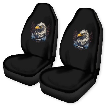 Discover Eagle Spirit Emblem Car Seat Covers