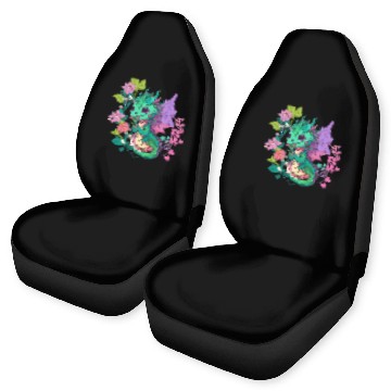 Discover dragon Hello Spring Happiness Time 1 Car Seat Covers