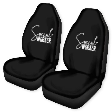 Discover Social Work Social Worker Car Seat Covers