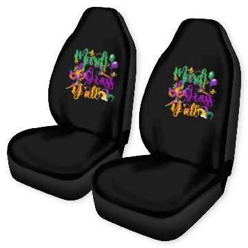 Discover Carnival New Orleans Celebrate Tuesday Car Seat Covers