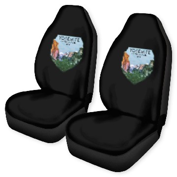 Discover yosemite national park Car Seat Covers