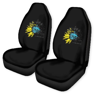 Discover Sunflower Ukrainian Flag I Stand With Ukraine Ukra Car Seat Covers