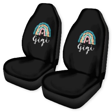 Discover Gigi Rainbow For Grandma Family Car Seat Covers