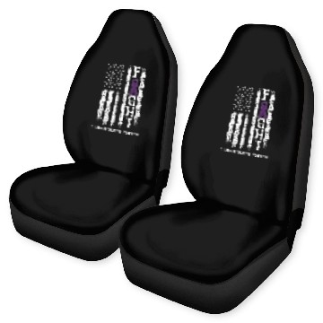 Discover Chiari Malformation Warrior Us Flag Car Seat Covers