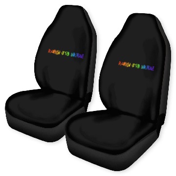 Discover rainbow kitten surprise Car Seat Covers