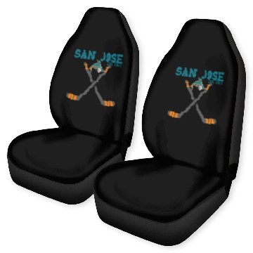 Discover San Jose Sports Team Est 1991 Novelty Athletic Car Seat Covers
