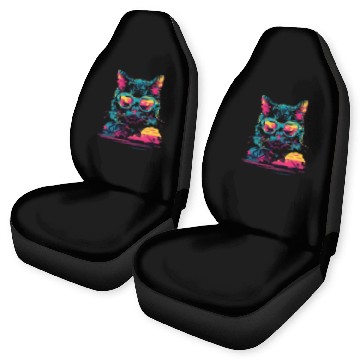 Discover Cool Cat Ever Car Seat Covers