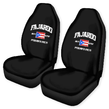 Discover Fajardo Puerto Rico Boricua Flag Athletic Style Car Seat Covers