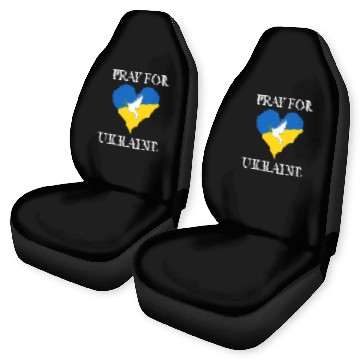 Discover Pray For Ukraine Car Seat Covers