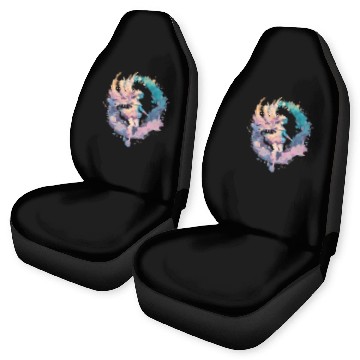 Discover Watercolor Fairy Painting Fairycore Pastel Goth Bu Car Seat Covers
