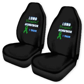 Discover Lung Transplant First Anniversary One Year Car Seat Covers