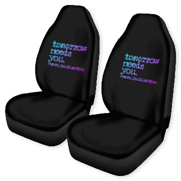 Discover Tomorrow Needs You #MentalHealthMatters Car Seat Covers