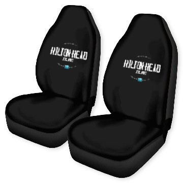 Discover Hilton Head Island South Carolina Beach Waves Car Seat Covers