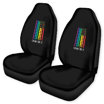 Discover Connecticut Pride Month Pride Flag LGBT Community Car Seat Covers