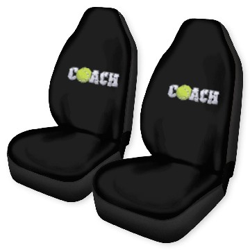 Discover Tennis Coach Coaching Assistant Coach Tennis Team Car Seat Covers