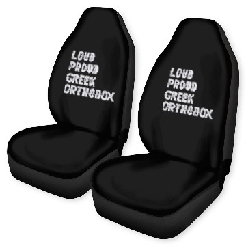 Discover Loud Proud Greek Orthodox Car Seat Covers
