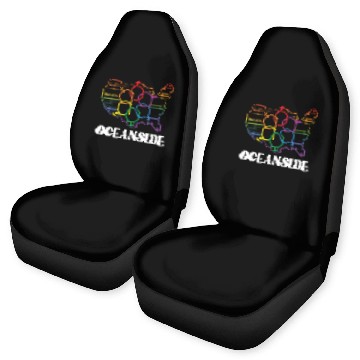 Discover Oceanside Pride Month Pride Flag LGBT Community LG Car Seat Covers