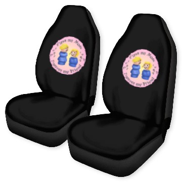 Discover Fisher Price Little People mom friends Car Seat Covers