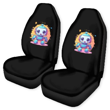 Discover Robot Baby Robotic Future Engineer Technology Car Seat Covers